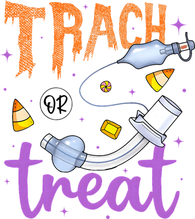 Trach Or Treat Nurse Respiratory Therapist ICU RN Halloween Tank Top