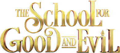 The School For Good And Evil Text Logo Gift Baby Bodysuit