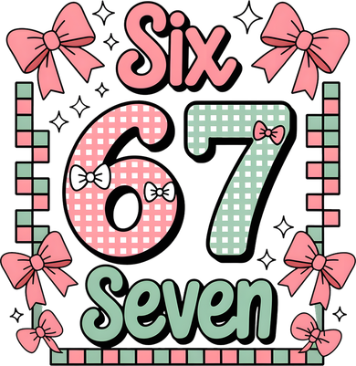 Trendy Six Seven 67 Meme 6-7 Cute Funny Coaster