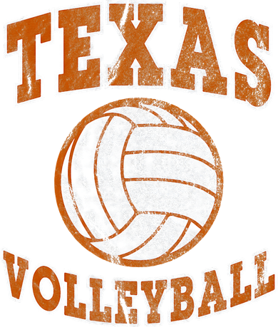 Texas Volleyball Vintage Distressed Kids T-Shirt
