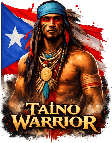 Taino Warrior Portico Porticean Flag Kids Long Sleeve Shirt