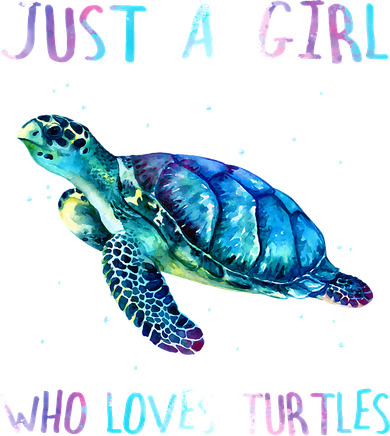 Turtle Watercolor Sea Ocean Just A Who Loves Turtles Ornament