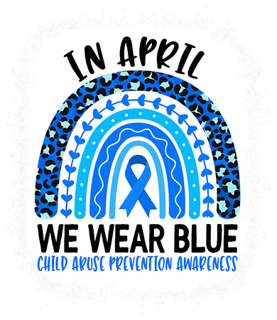 US America Flag Child Abuse Prevention Month April Awareness Women's Tank Top