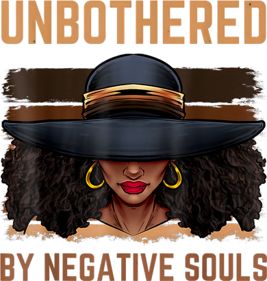 Unbothered By Negative Souls Juneteenth Black Women Freedom Women's Hoodie