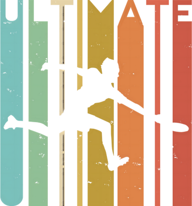 Ultimate Frisbee Retro Player Flying Disc College Cute Gift Button