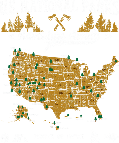 US National Parks Adventure Awaits Hiking & Camping Lover Women's Tank Top