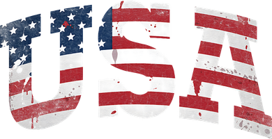 USA  Patriotic American Flag Distressed Coaster