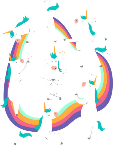 Unicorn Yoga Sun Salutation Poses Rainbow Meme Gift Toddler Sweatshirt