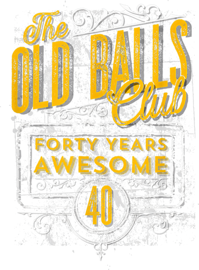  Vintage 40th Birthday Old Balls Club for Old Man Birthday Women's Hoodie