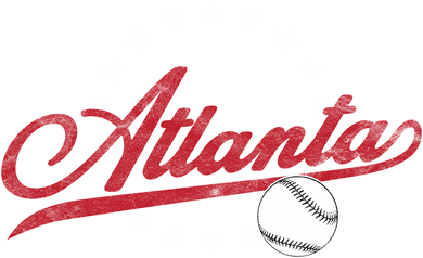 Vintage Atlanta Baseball Women's Long Sleeve Shirt