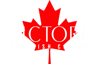 VICTORIA BRITISH COLUMBIA BC CANADA GARDEN CITY MAPLE LEAF Apron