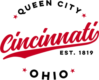 Vintage Cincinnati Ohio Queen City Red Text Meaningful Gift Toddler Long Sleeve