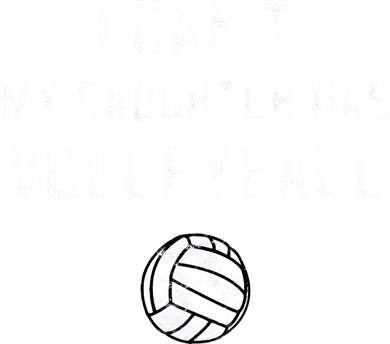 Volleyball Dad Men I Cant My Daughter Has Volleyball Mom Toddler Hoodie