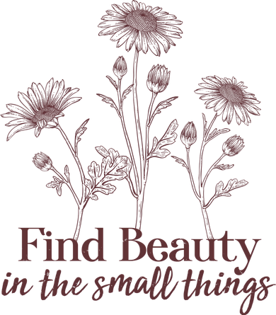 Vintage Floral Daisies Find Beauty In The Small Things Coffee Mug