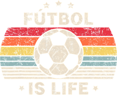 Vintage Futbol Is Life Football Lover Soccer Women's Tank Top