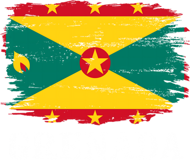Vintage Grenada Flag For Grenadian Gift Kids T-Shirt