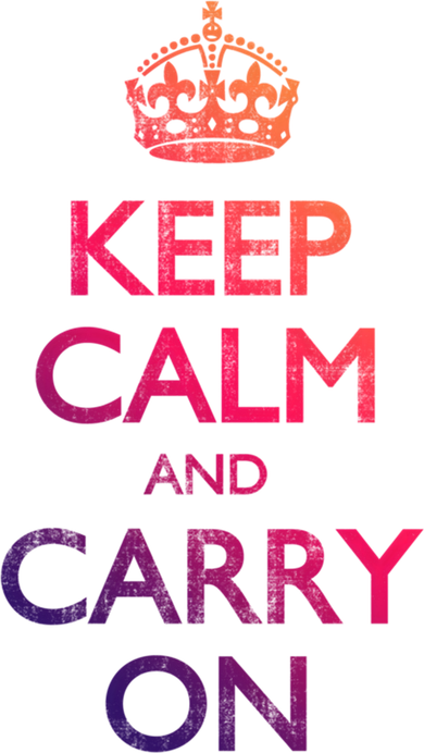 Vintage Keep Calm And Carry On Gift Women's Sweatshirt