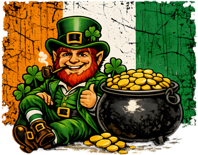 Vintage Leprechaun Ireland Irish Sweatshirt