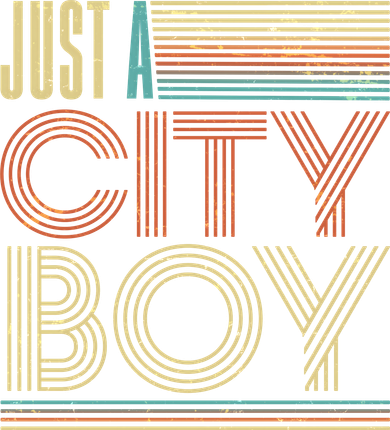 Vintage Retro Just A CityBoy Doggie Tank