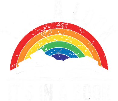 Vintage Retro Rainbow Take A Look It's In A Book Reading Art Tumbler