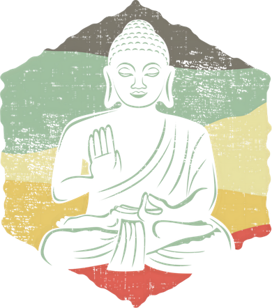 Vintage Retro Style Buddha Meditation Gift Design Idea Cool Gift Toddler Hoodie