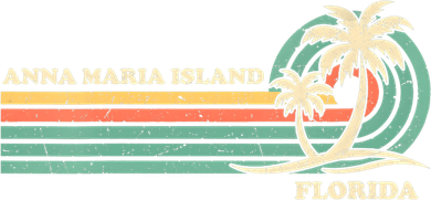 Vintage Retro Summer Vacation Florida Anna Maria Island Tote Bag