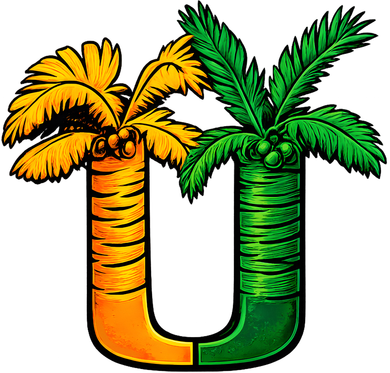 Vintage UM 90's Miami Palm Trees Toddler T-Shirt