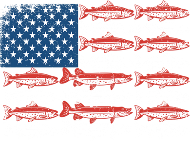 Vintage Usa Fish American Flag Fishing Patriotic Fisher Cool Gift Coaster