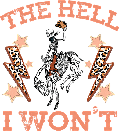 Vintage Western Country Cow Cow The Hell I Won't Mousepad