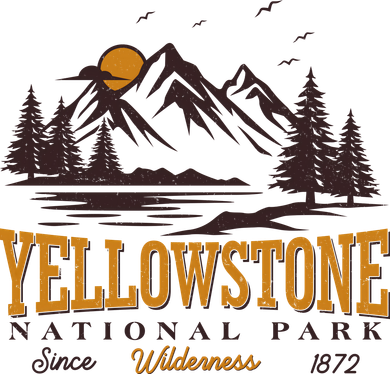 Vintage Yellowstone National Park Wilderness Since 1872 Women's Long Sleeve Shirt
