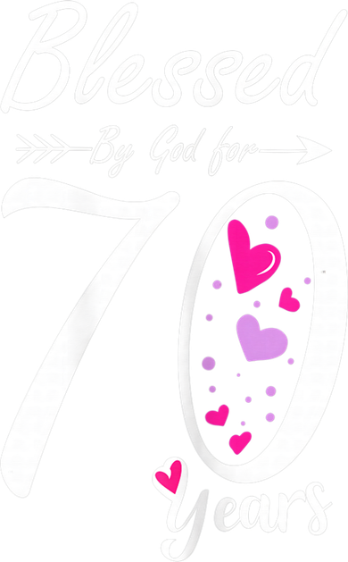Wo 70th Birthday Tee Gift and Blessed for 70 Years Birthday Kids Sweatshirt