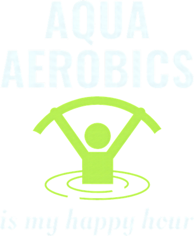 Water Aerobics Aquatic Fitness Aqua Exercise Workout Funny Women's Long Sleeve Shirt