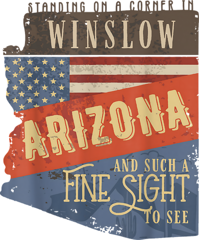 Winslow Arizona AZ US 66 Take It Easy Est. 1926 Mother Road Mousepad