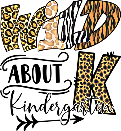 Wild About Kindergarten Leopard Print School Teacher Gift Mousepad
