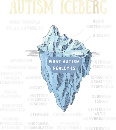 Wo Accept Understand Love Autism Awareness Autism Iceberg V-Neck Women's Hoodie
