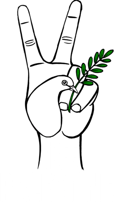 West Bank Middle East Peace Dove Olive Branch Free Palestine Cool Gift Tote Bag