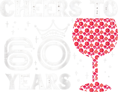 Wo Cheers To 60 Years 60th Birthday Party 60 Years Old Wo Kids T-Shirt