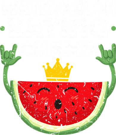 Watermelon Eating Champ Summer Eating Contest Festival Mousepad