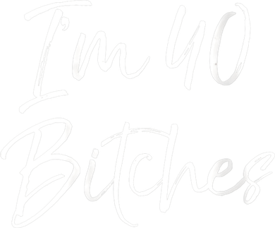 Wo Funny 40th Birthday Gift for Wo Girl Cute I'm 40 Bitches V-Neck Toddler T-Shirt