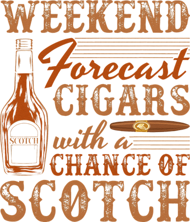 Weekend Forecast Cigars With Chance Of Scotch Dad Father Coaster