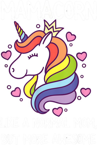 Wo Funny Mamacorn Unicorn Costume Mom Mother's Day Women's Tank Top