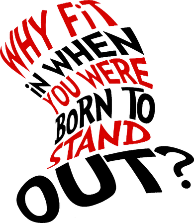 Why Fit When You Were Born To Stand Out Quote Button