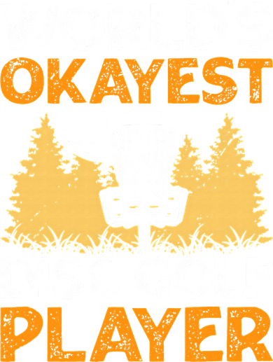 World's Okayest Disc Golf Player Magnet