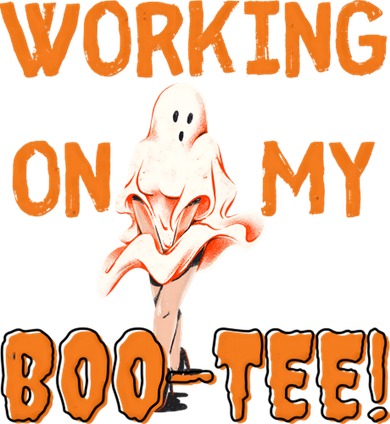 Working On My Boo Working On My Booty Funny Gym Funny Hallowen Toddler Hoodie