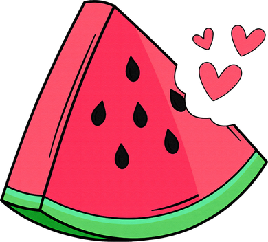 Watermelon Slice Melon Summer Vacation Season Fruit Lovers Mousepad
