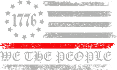 We The People Red Line Betsy Ross Backpack