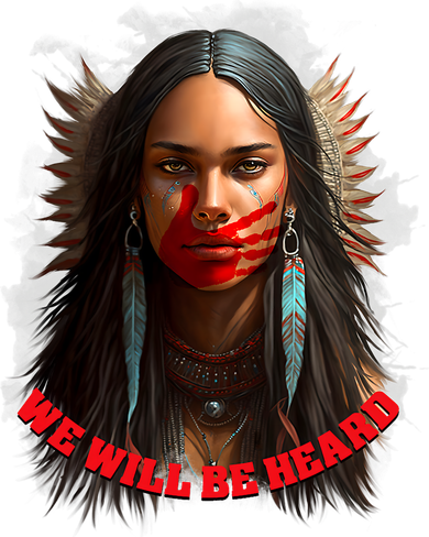 We Will Be Heard Missing And Murdered Indigenous Women MMIW Baby Bodysuit