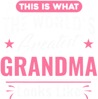 What World's Greatest Grandma Looks Like Mothers Day Women's T-Shirt