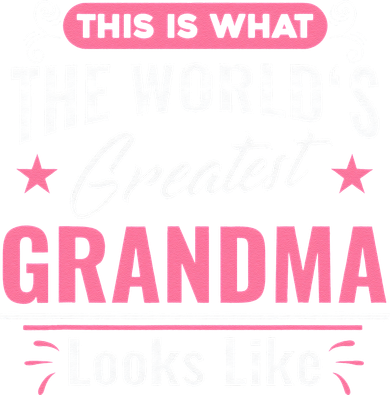 What World's Greatest Grandma Looks Like Mothers Day Women's T-Shirt