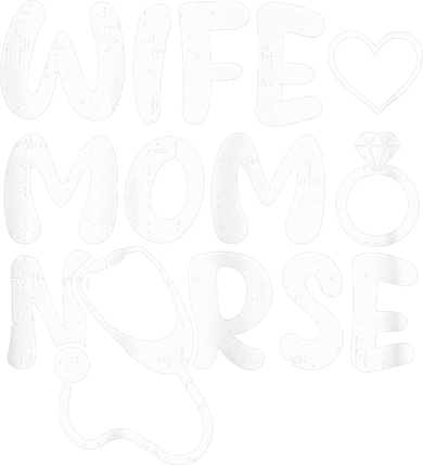 Wo Wife Mom Nurse Mothers Day Retro Stethoscope Heart Momma Coaster